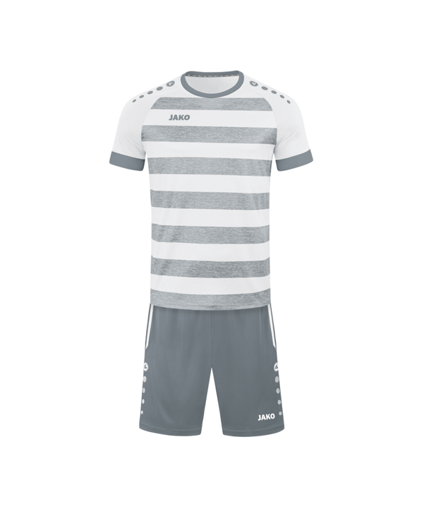 JAKO Celtic Melange KA Trikot Kids Weiss Grau F003 - weiss