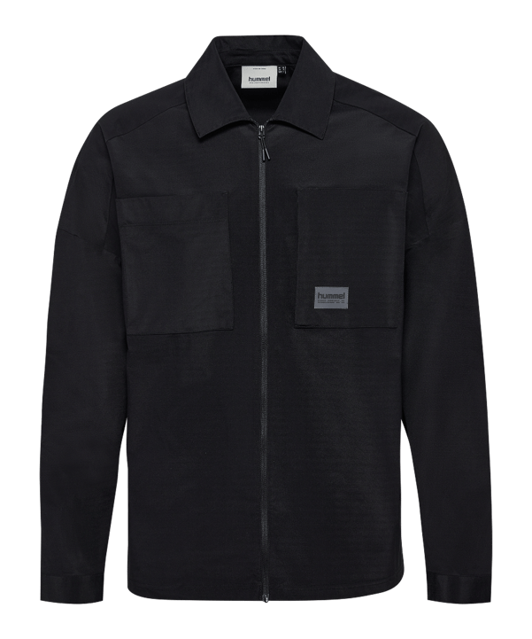Hummel Sorona Loose Overshirt Sweatshirt Schwarz F2001 - schwarz