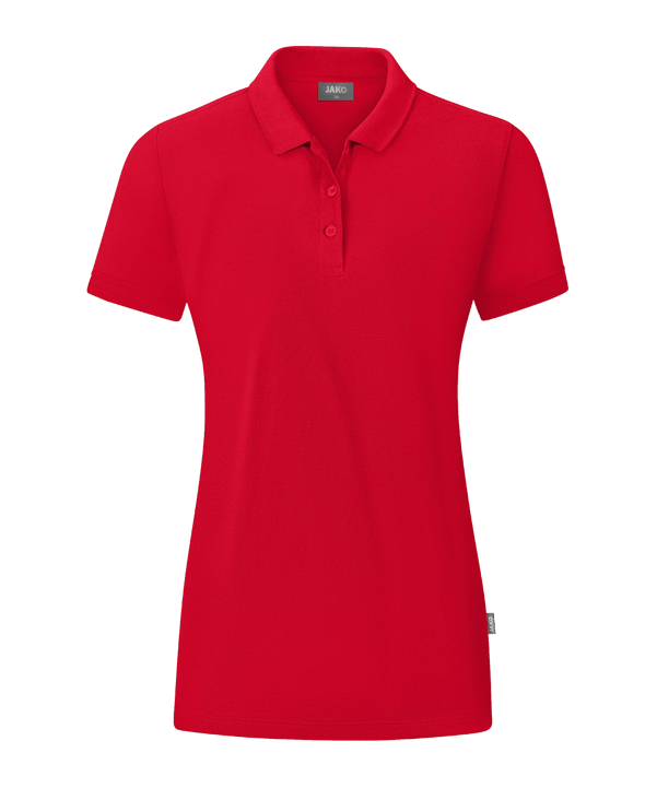 JAKO Organic Poloshirt Damen Rot F100 - rot
