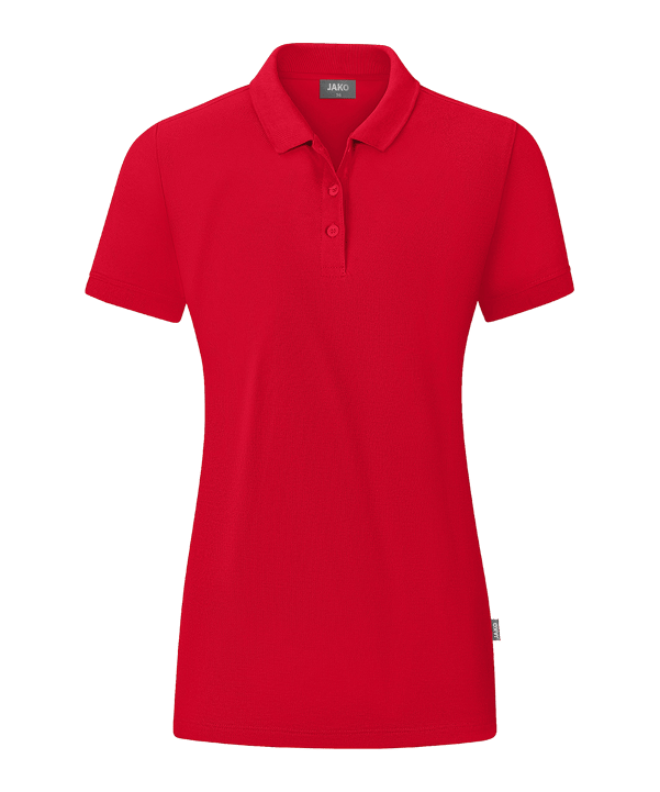 JAKO Organic Poloshirt Damen Rot F100 - rot