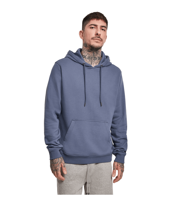 Urban Classic Basic Terry Hoody Blau - blau