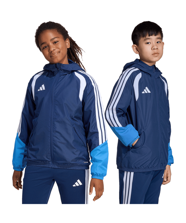 adidas Tiro 26 Competition Jas Kids Donkerblauw - blauw