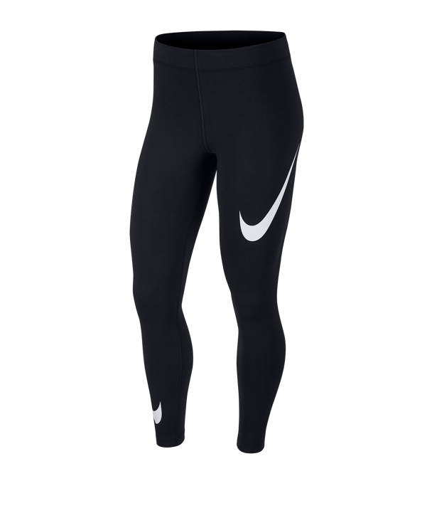 Nike Leg-A-See Leggings Damen Schwarz F013 - schwarz