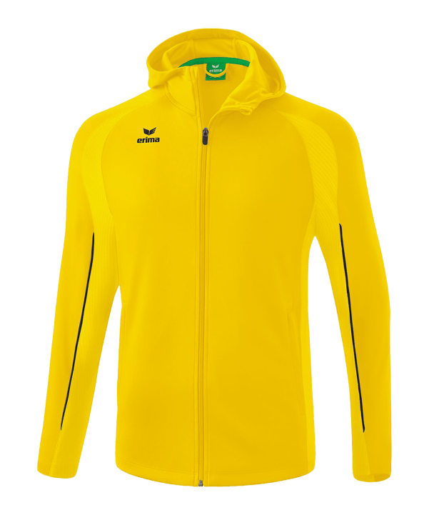 Erima Liga Star Kapuzenjacke Gelb Schwarz - gelb
