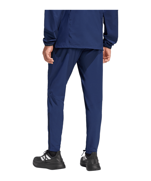 adidas Tiro Travel Woven Hose Dunkelblau - schwarz