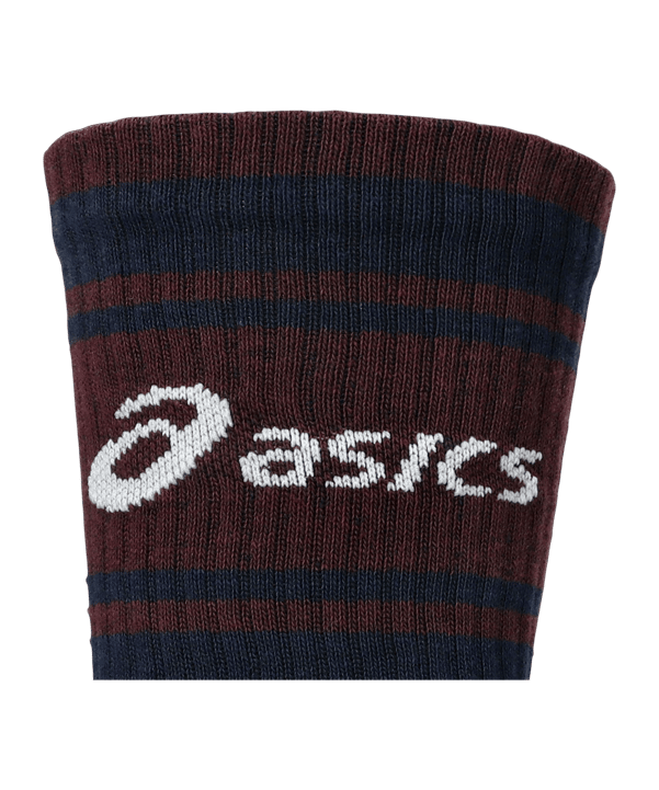 Asics Logo Crew 3er Pack Socken Blau - blau