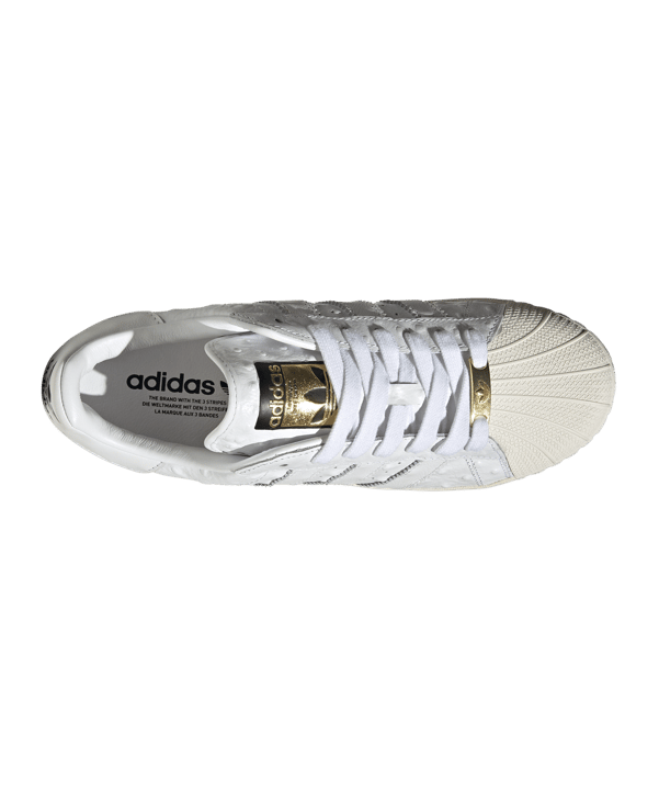 adidas Originals Superstar XLG Weiss Gold - weiss