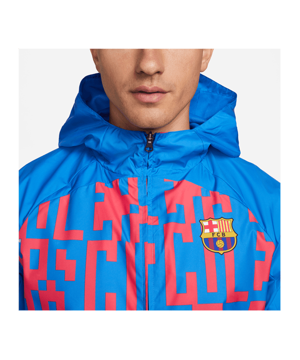 Nike FC Barcelona Trainingsjacke Blau F403 - blau
