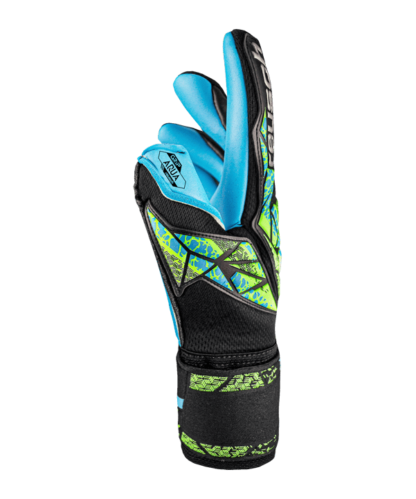 Reusch Attrakt TW-Handschuhe Aqua 2024 Schwarz Grün Blau F7410 - schwarz