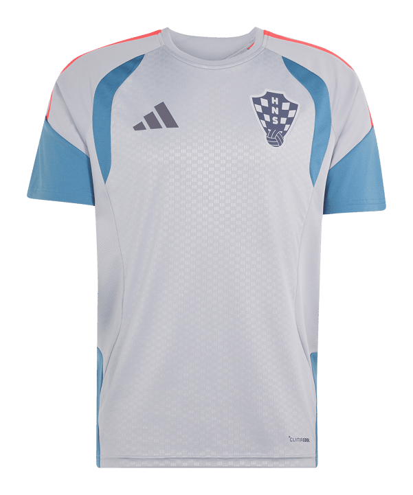 adidas Kroatien Tiro Trainingsshirt 2026 Grau - grau
