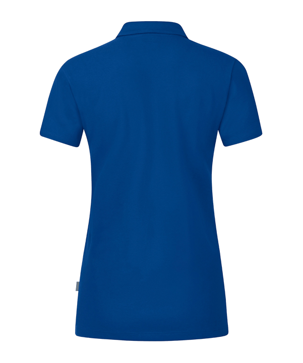 JAKO Organic Stretch Polo Shirt Damen Blau F400 - blau