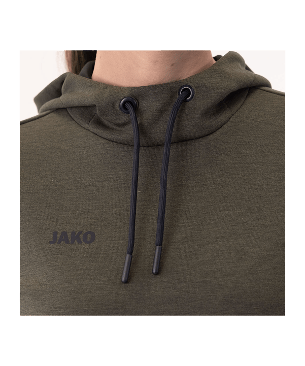JAKO Premium Basic Hoody Donna Marrone C028 - marrone