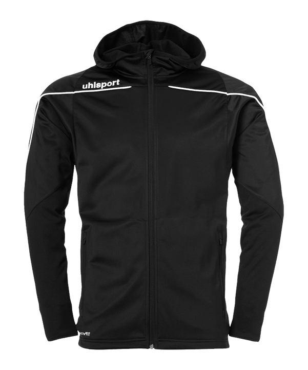 uhlsport Stream 22 Kapuzenjacke Kids Schwarz F01