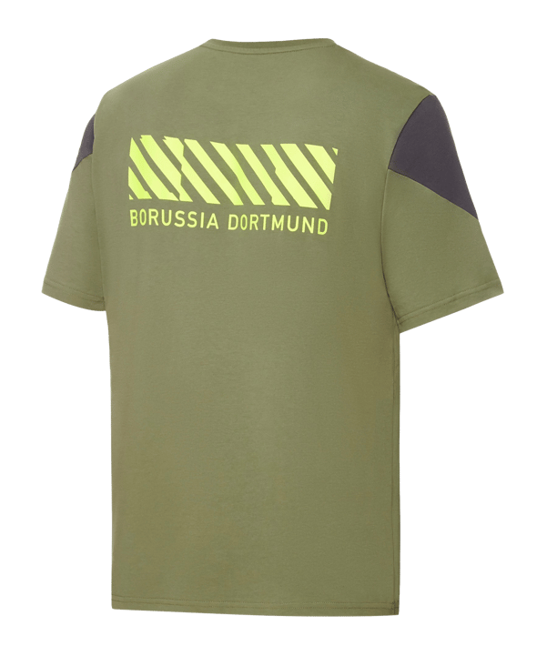 PUMA BVB Dortmund FtblCulture T-Shirt Grün F09 - gruen