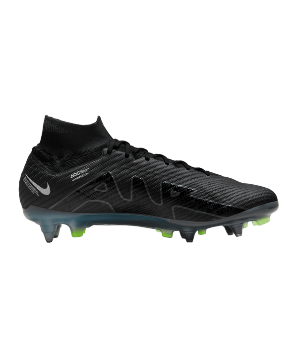Nike Air Zoom Mercurial Superfly IX Shadow Elite SG-Pro AC Schwarz Grau F001 - schwarz
