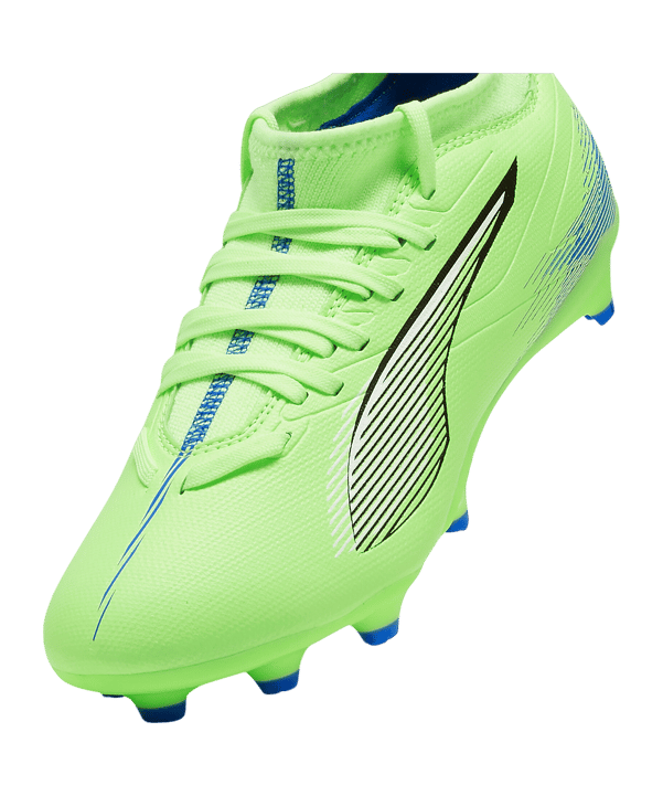 PUMA ULTRA 5 Match FG/AG Lights Out Jr Kids Grün Weiss F03 - gruen
