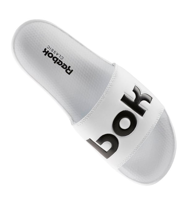 Reebok Classic Slide Badelatsche Weiss - weiss