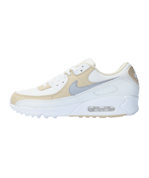 Nike Air Max 90 Damen Weiss Beige F100 - weiss