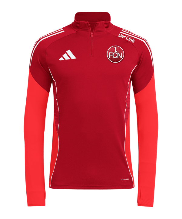 adidas 1. FC Nürnberg Sweatshirt Rot - rot