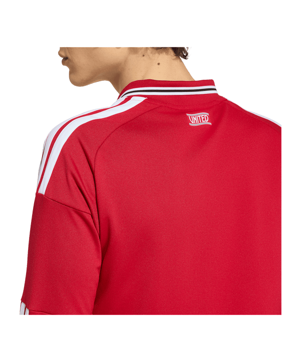 adidas Manchester United Trikot Langarm Home 2026/2027 Rot - rot