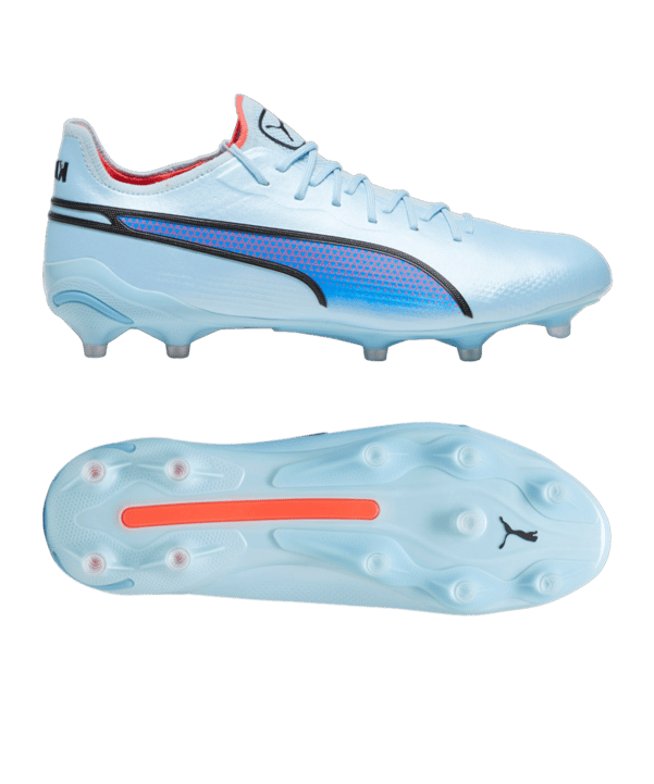 PUMA KING Ultimate FG/AG Breakthrough Blau F02 - weiss