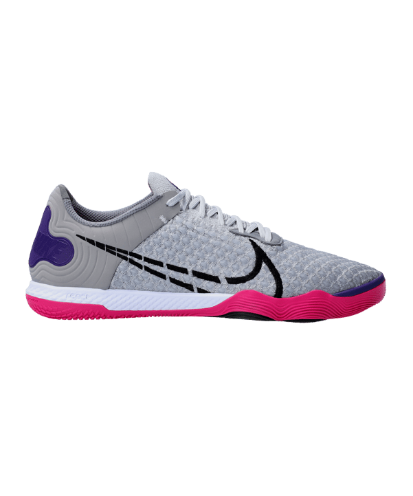 Nike React Gato IC Halle Grau Lila Schwarz F056 - grau