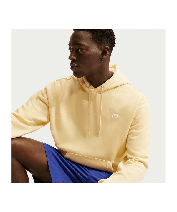 Nike Club Hoody Giallo C722 - giallo