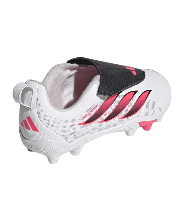 adidas Predator Club Hook and Loop FG/MG Chaos vs Control Bambini Bianco - bianco