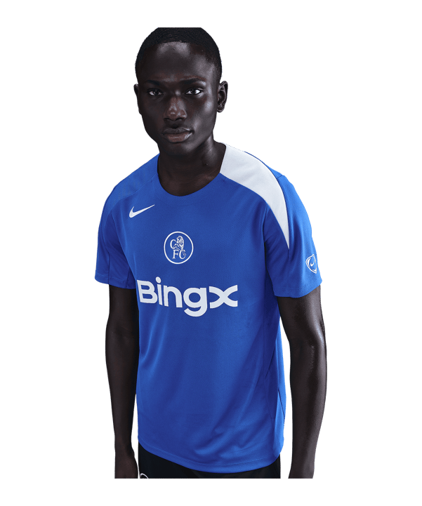 Nike FC Chelsea London Strike Trainingsshirt Blau F481 - blau