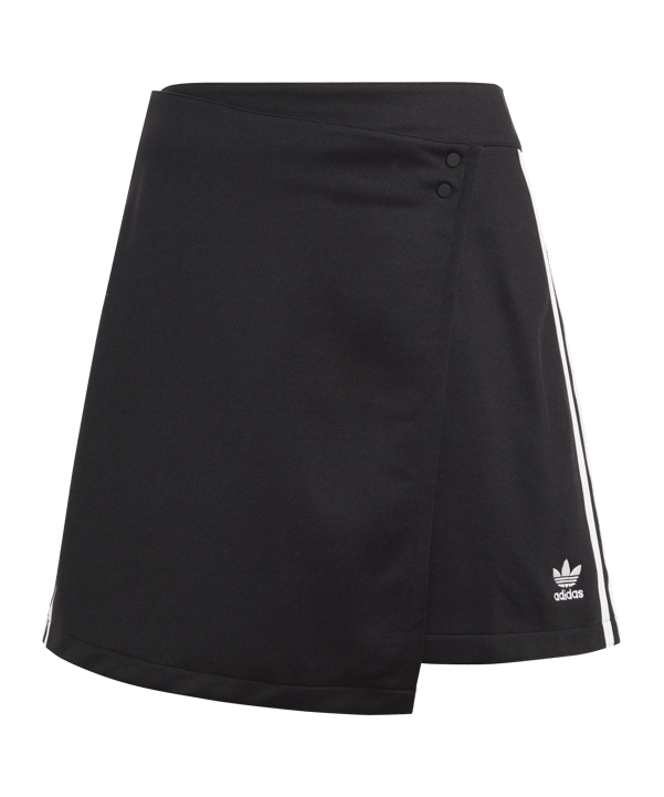 adidas Originals Adicolor Classics 3-Stripes Short Wrapping Skirt Black - schwarz