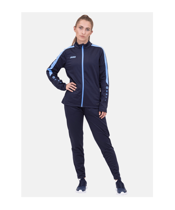 JAKO Power Polyesterhose Damen Blau F900 - blau