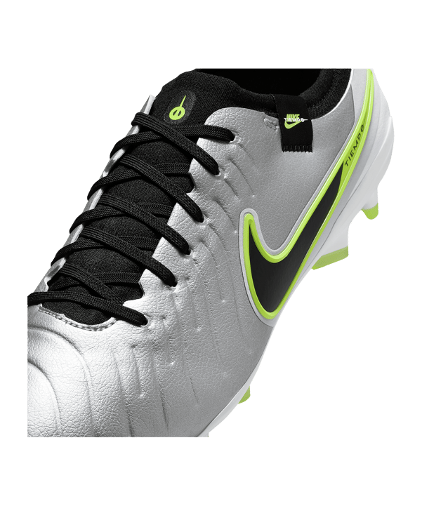 Nike Tiempo Legend X Pro FG Mad Voltage Silber Schwarz F001 - silber