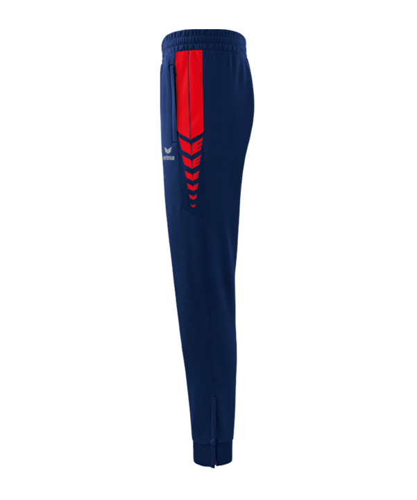 Erima Six Wings Worker Hose Kids Dunkelblau Rot - blau