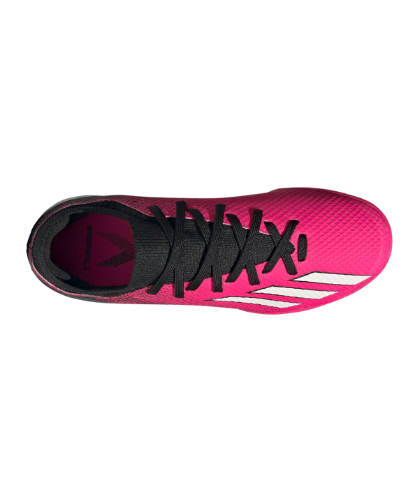 adidas X Speedportal.3 IN Halle Own Your Football Kids Pink Schwarz Weiss - lila