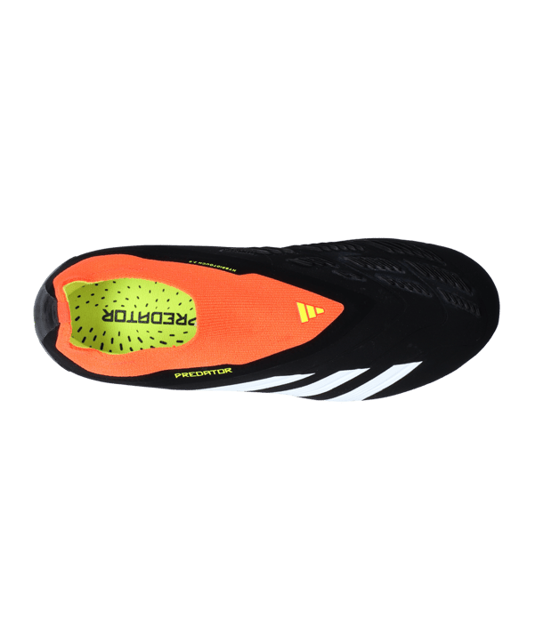 adidas Predator Elite LL FG Solar Energy Kids Schwarz Weiss Rot - schwarz
