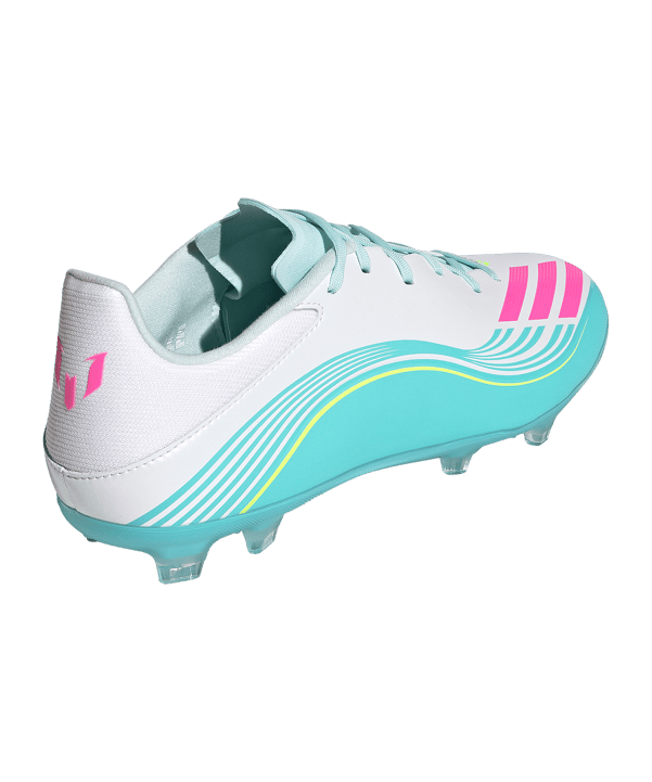 adidas F50 League FG/MG Messi Aurora Radiante Weiß - weiss