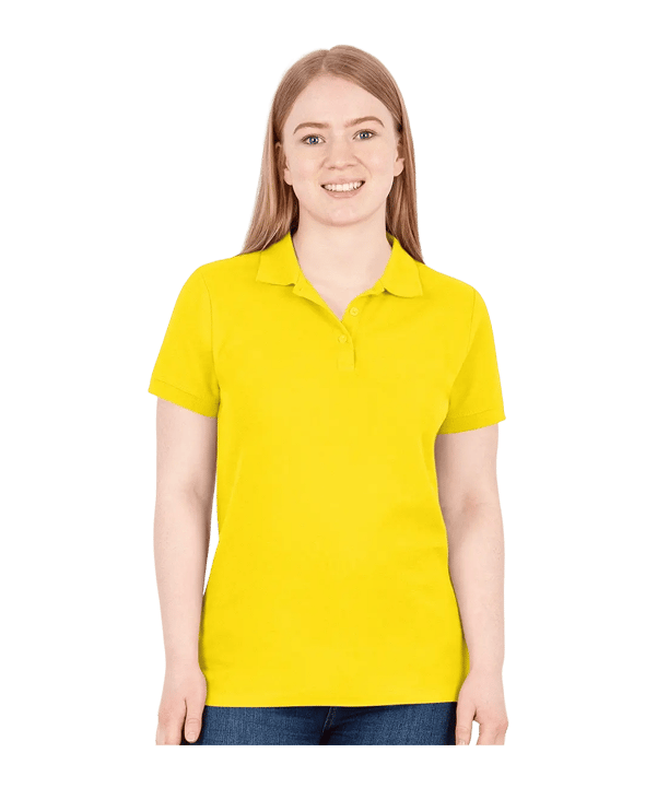 JAKO Organic Polo Shirt Damen Gelb F300 - gelb
