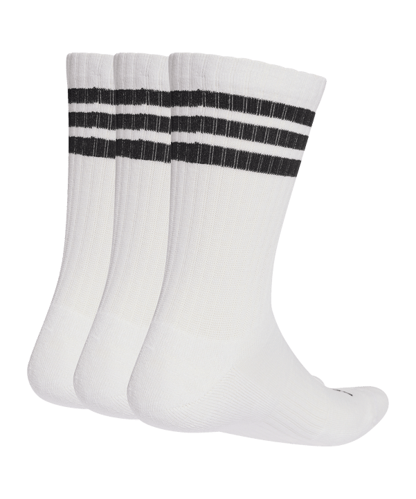 adidas Crew 3er Pack Socken Weiß - weiss