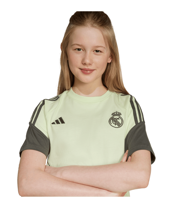 adidas Real Madrid T-Shirt Kids Grün - gruen