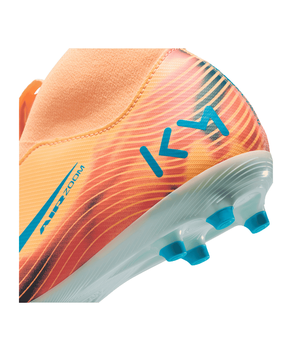 Nike Jr Air Zoom Mercurial Superfly X Academy FG/MG Kylian Mbappe Signature Kids Orange F801 - orange