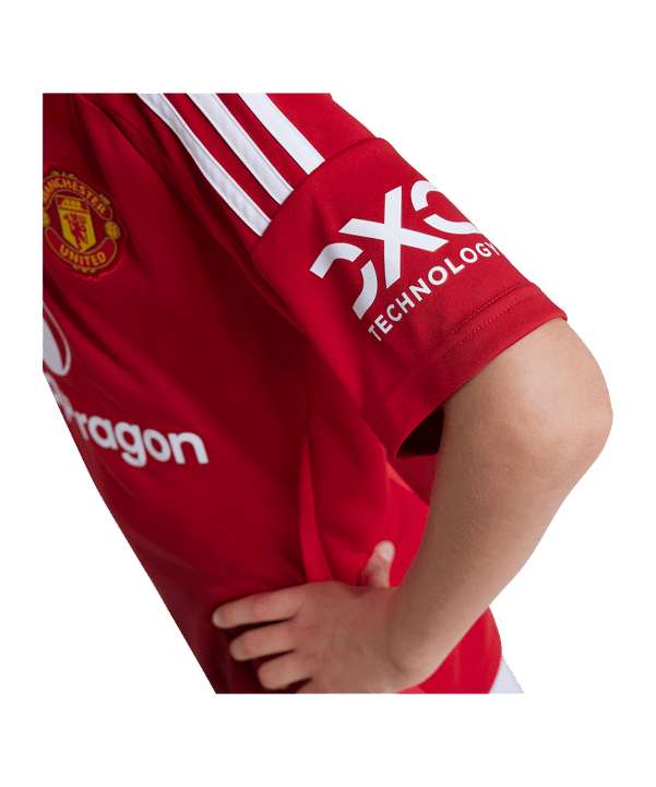 adidas Manchester United Trikot Home 2024/2025 Kids Rot - rot