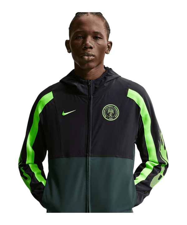 Nike NFF Nigéria Veste d'entraînement Noir C010 - noir