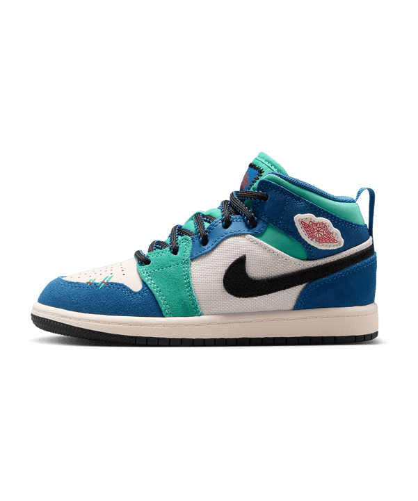 Jordan Air Jordan 1 Mid SE PS Enfants Blanc C100 - blanc