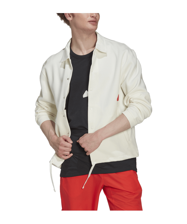 adidas New Coach Jacke Weiss - weiss
