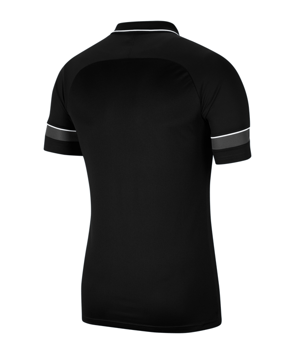 Nike Academy 21 Poloshirt Schwarz Weiss F014 - schwarz
