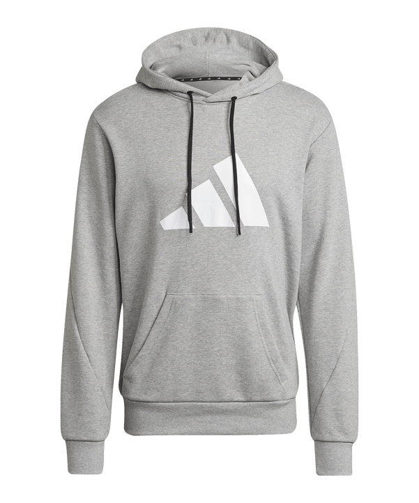 adidas 3B Hoody Grau Weiss - grau