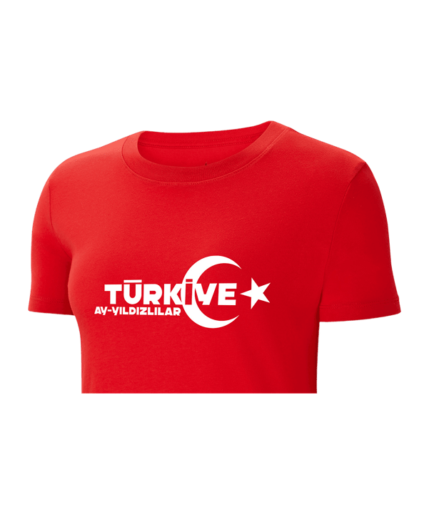 Nike TFF T-Shirt Damen Rot - rot