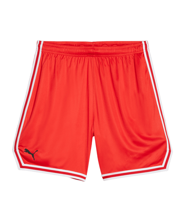 PUMA Hoops Team Game Short Rot F04 - rot