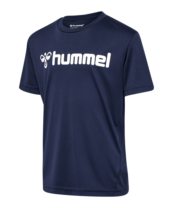 Hummel Logo Trikot Kids Blau F7026 - blau