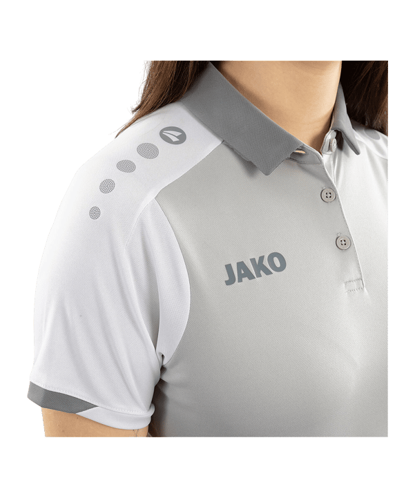 JAKO Dynamic Polo Damen Grau F837 - grau